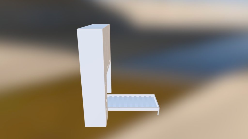 Cameretta ponte L 199cm con colonna armadio