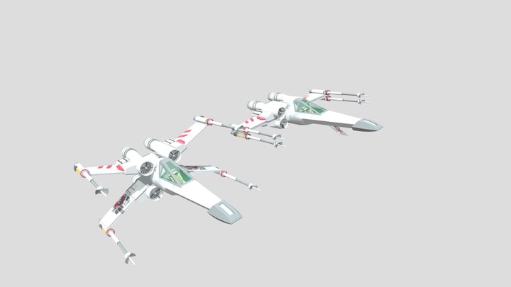 X-wing 3D Model