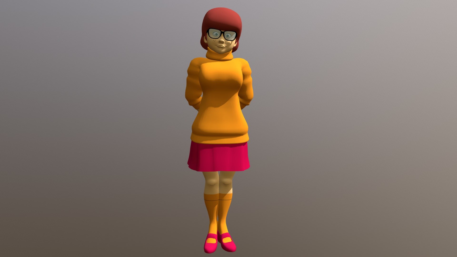 OBJ file Velma Dinkley and Scooby Doo in pose 🫦・3D printable design to  download・Cults
