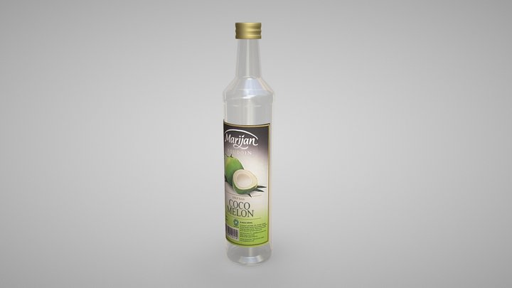 Botol Marjan Kosong 3D Model
