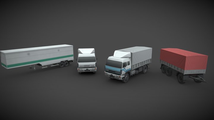 Lorry 3D models - Sketchfab