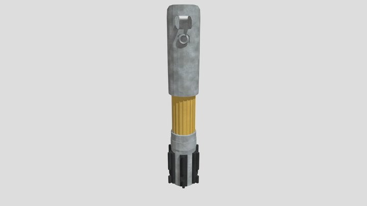 Lightsaber_rigged 3D Model