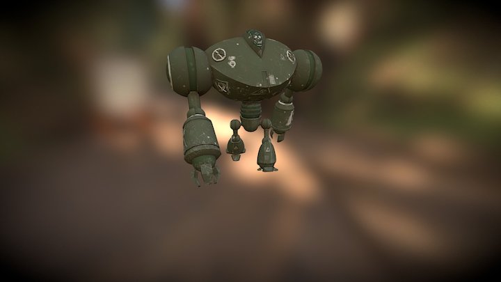 Walk Cycle Trialrun 3D Model