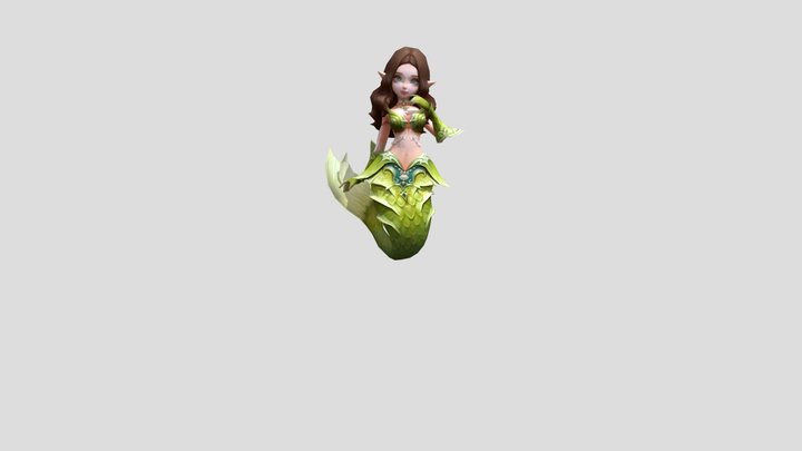 Mermaid 3D Model