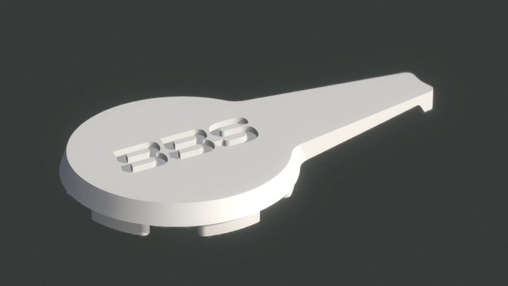 BBS wheel bolt cover removal tool 3D Model