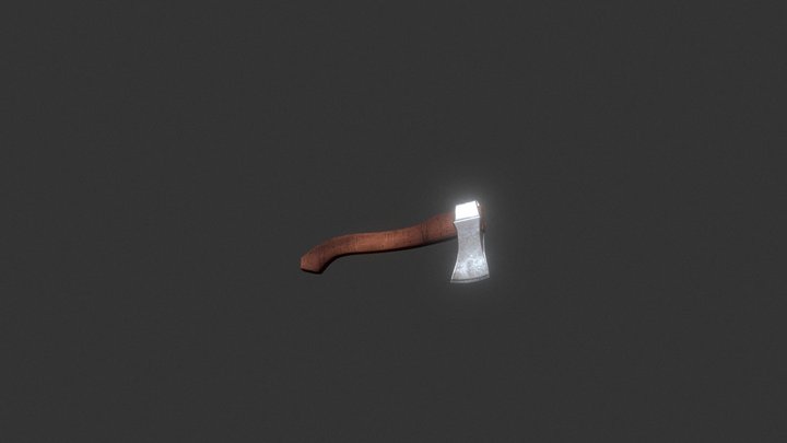 Viking Hatchet/Axe 3D Model