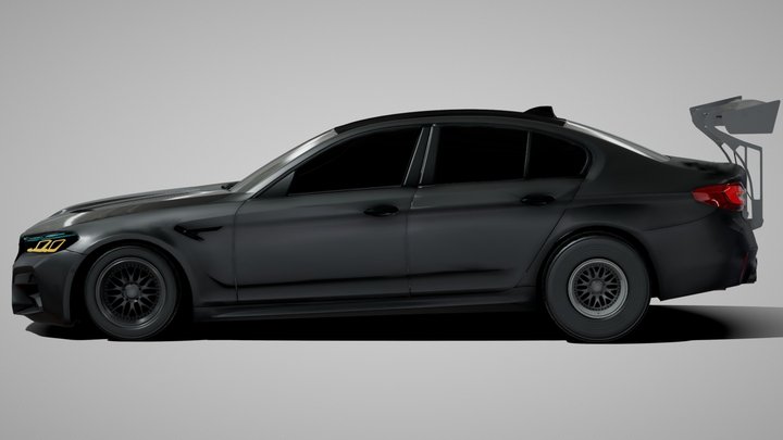 Bmw M5 Competition ( The Torque Titan ) 3D Model