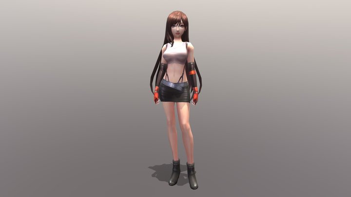 Tifa Lockhart - Final Fantasy 3D Model