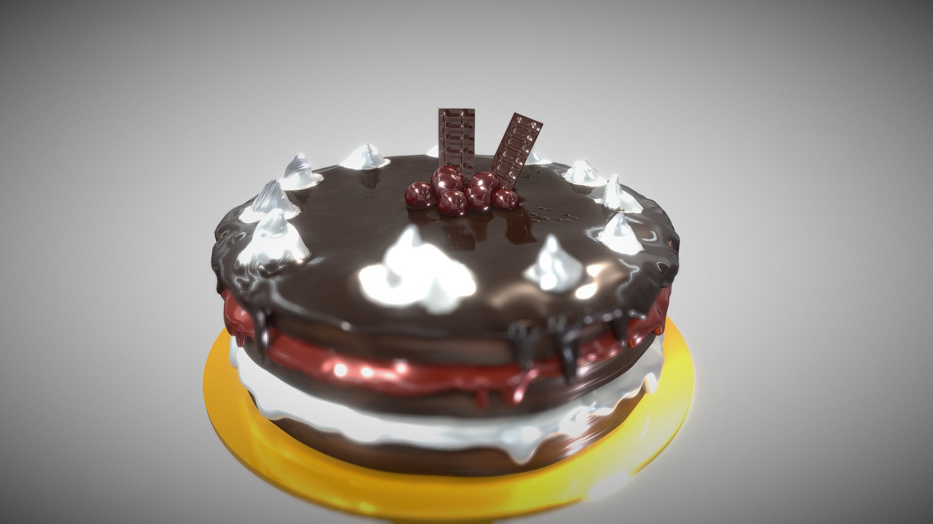 cake - Download Free 3D model by hajak69 [fb92232] - Sketchfab