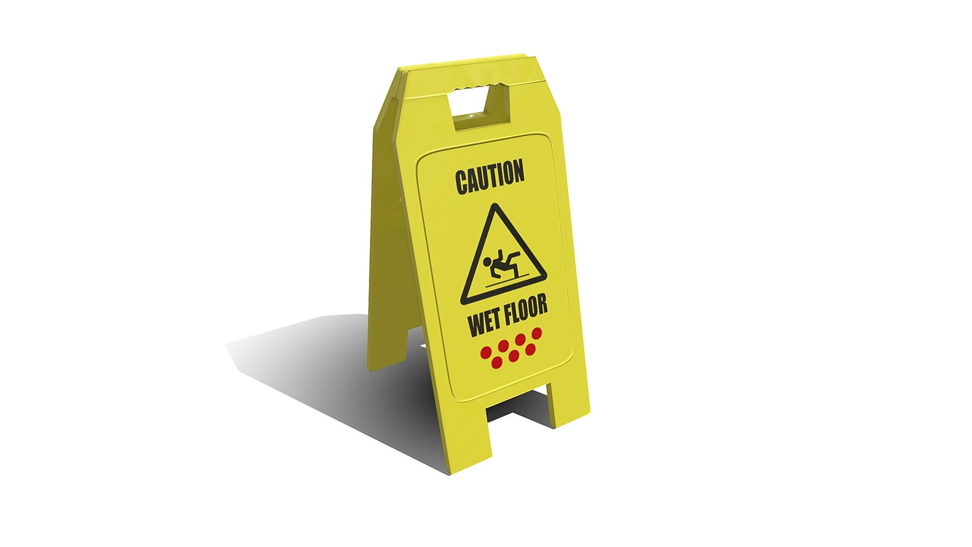Wet Floor Sign 01 4k