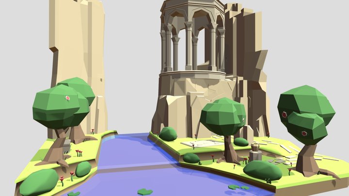 DAE - Simple Scene 3D Model