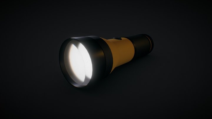 Flashlight 3D Model