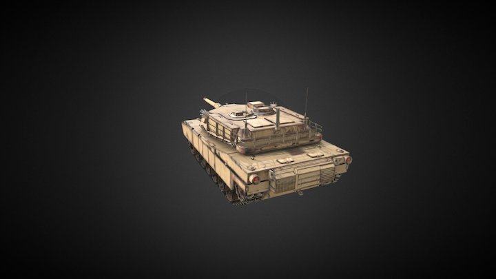 M1A2 Abrams WIP 3D Model
