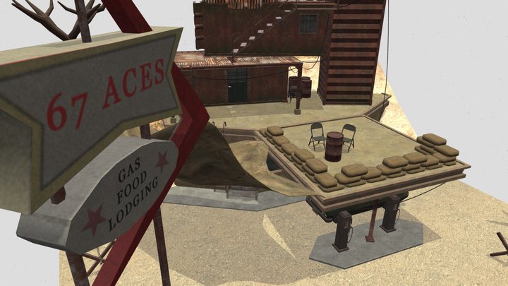 DAE Diorama - Rustborn 3D Model