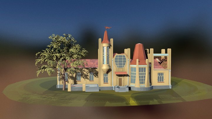 Дом капитана 3D Model