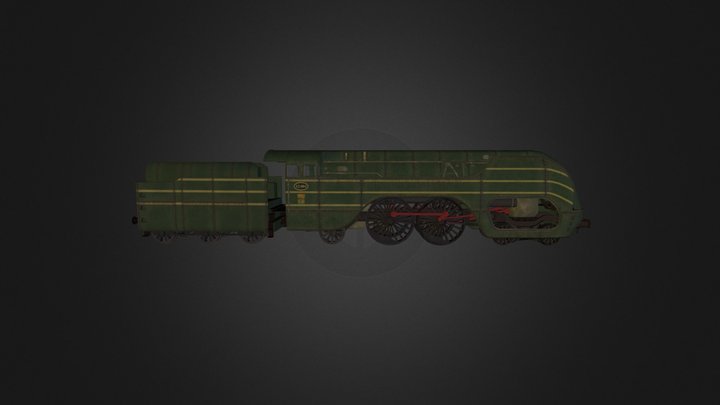 Locomotive Type-12 3D Model