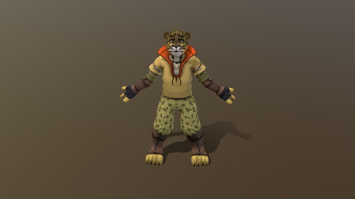 leopard the bard 3D Model