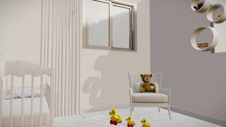 Baby Room 1 3D Model