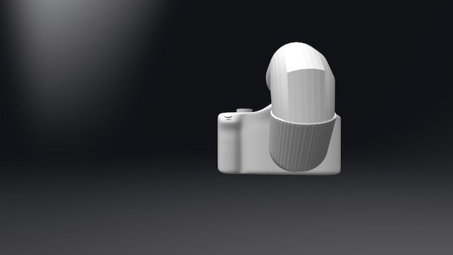Pentax K50 Camera: Selfie 3D Model