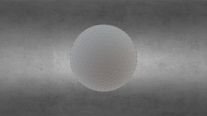 Golf Ball 3D Model