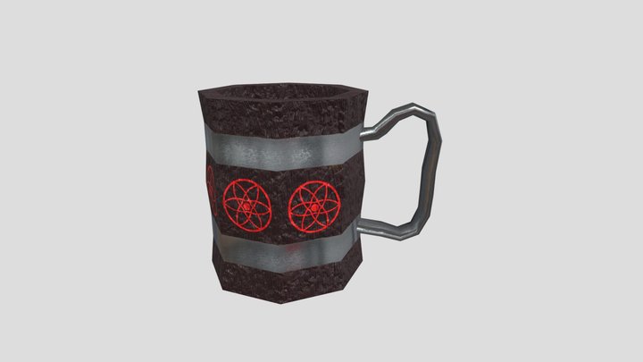 Wooden Mug 3D Model