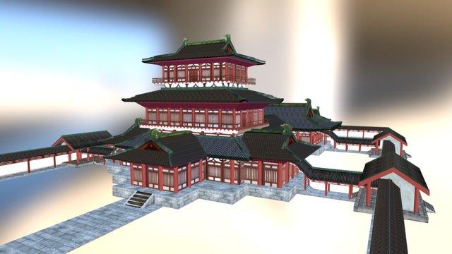 大明宫-金銮殿 3D Model