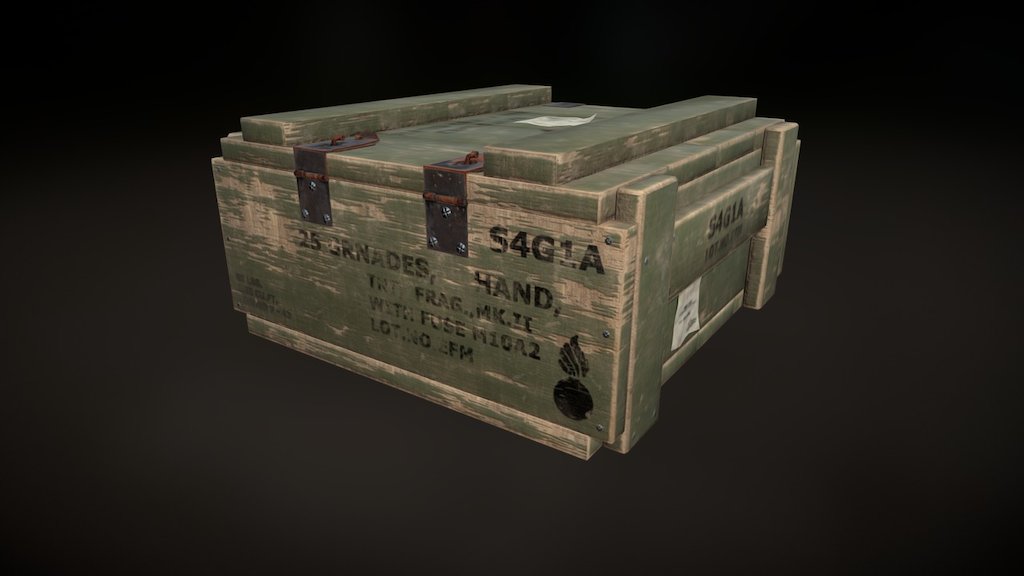 Mk2 Crate (sk) - V.3 - 3d Model By Multipainkiller Studio 