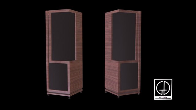 GD-Audio (Polyrey P115 wooden cover) 3D Model