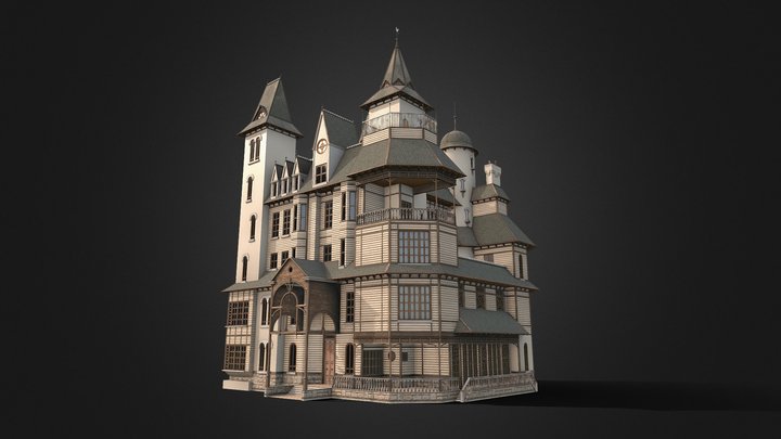 Old Mansion 3D Model