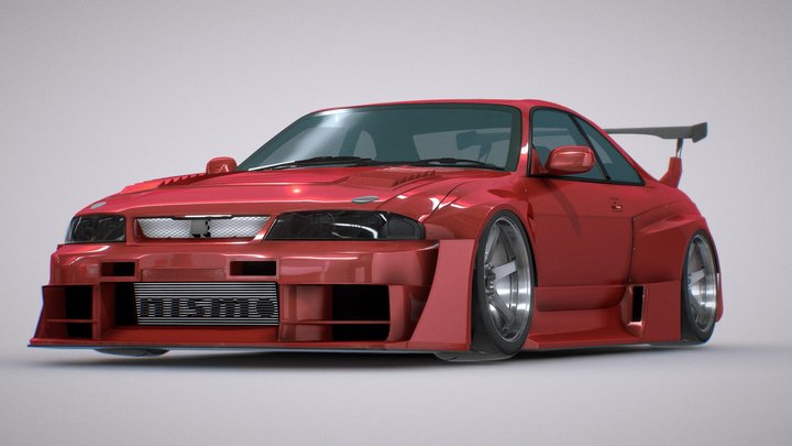 Nissan Skyline GTR R33 NISMO | www.zanytv.com – Kostenloses 3D-Modell STL