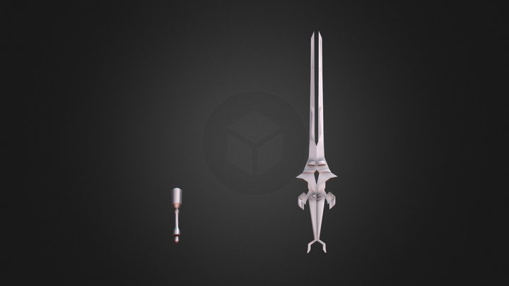 diablo sword 3D Model