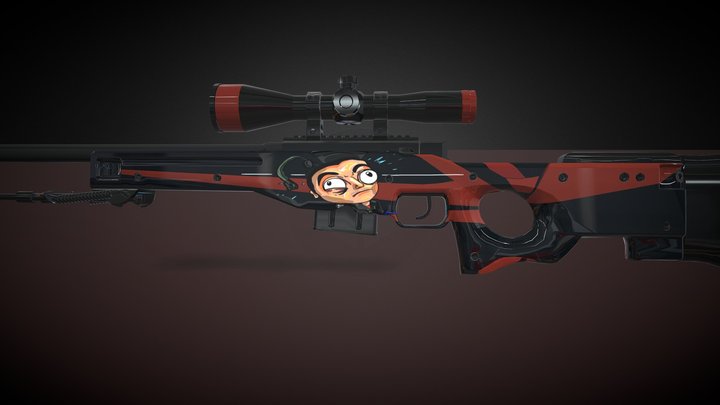 AWP Nice Shot 3D Model
