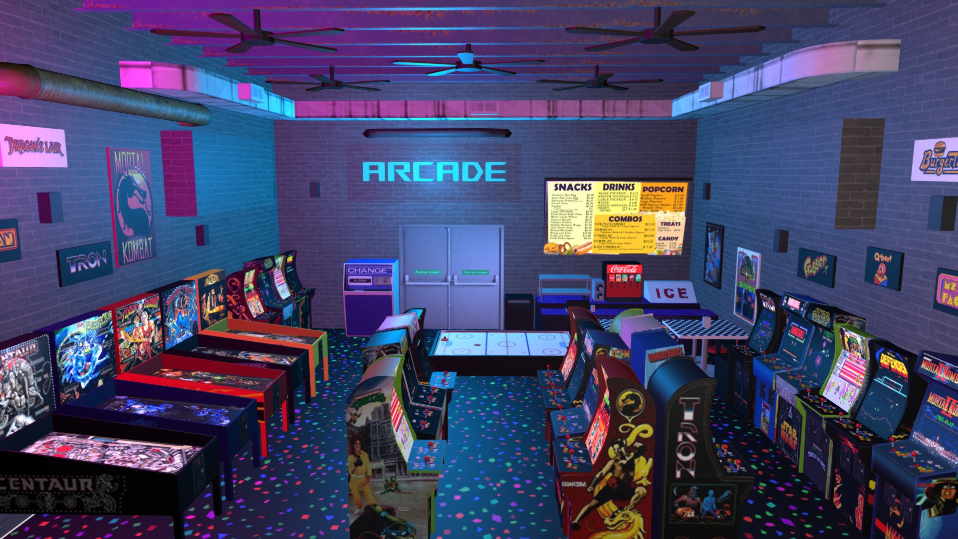 Arcade Lighting 2 FBX - 3D model by Thomas.IQ.Iaquinta [fb9aaf7 ...