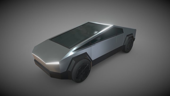 The Tesla Cybertruck 3D Model