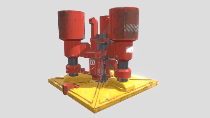 Hard Surface Three 3D Model