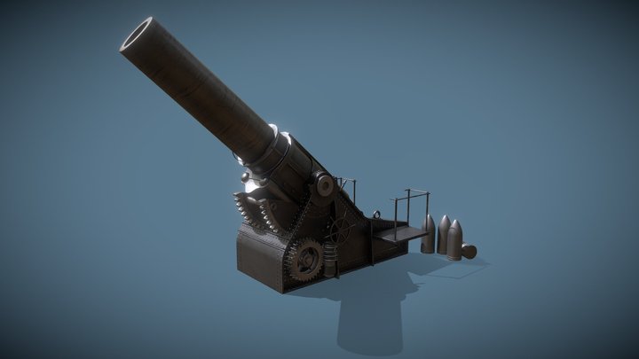 Howitzer 3D Model