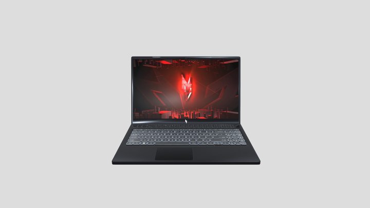 Nitro V 15 High Quality Gaming Laptop 3D Model