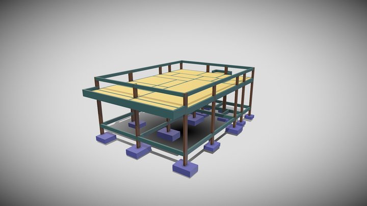 PROJETO ESTRUTURAL - MARIA APARECIDA PIGNATA 3D Model