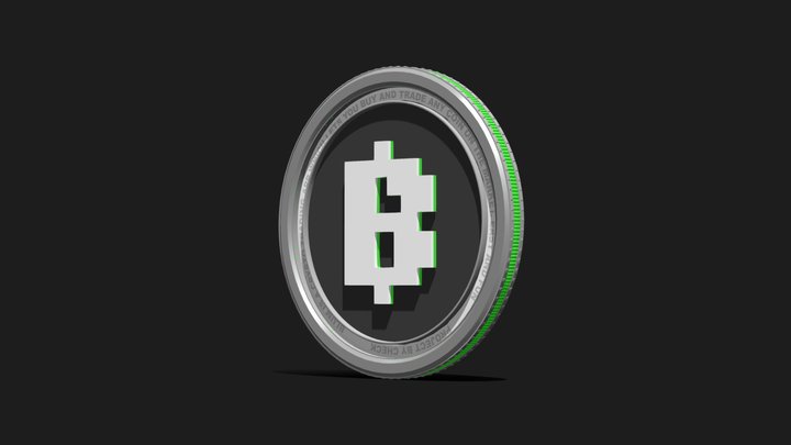 CryptoCoin "Blum" 3D Model