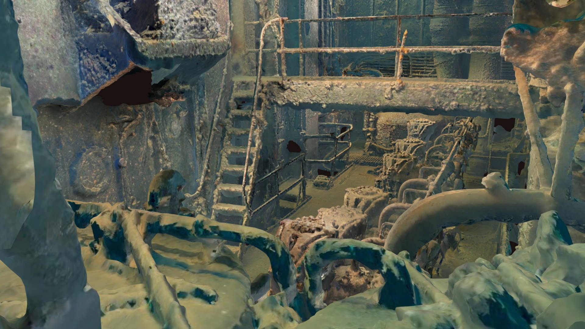 Kensho Maru Engine Room - 3D model by karih [fb9c411] - Sketchfab