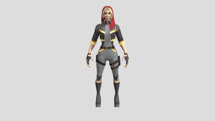 Dawn - VALORANT Fan Character 3D Model