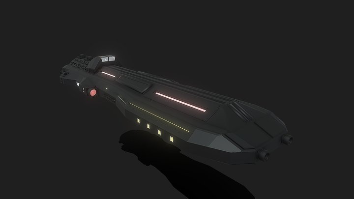 space ship "Torb" 3D Model