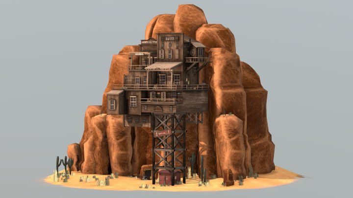 Wild west 3D Model