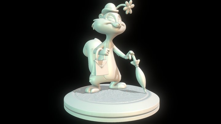 Slappy Squirrel - Animaniacs 3D print 3D Model