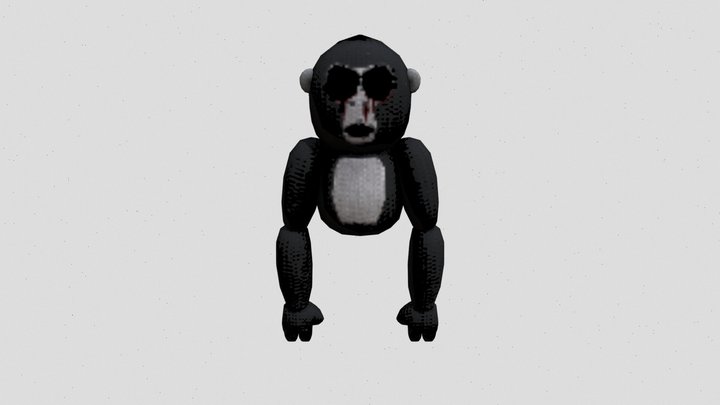 Gorilla Tag Plush custom texture 3D Model