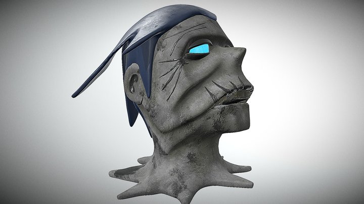 Death Face 3D Model