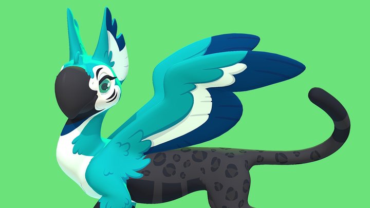tarwi the gryphon 3D Model