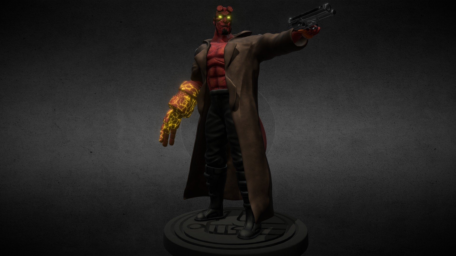 HellBoy - 3D Model By AlexArrigoni [fba1b54] - Sketchfab