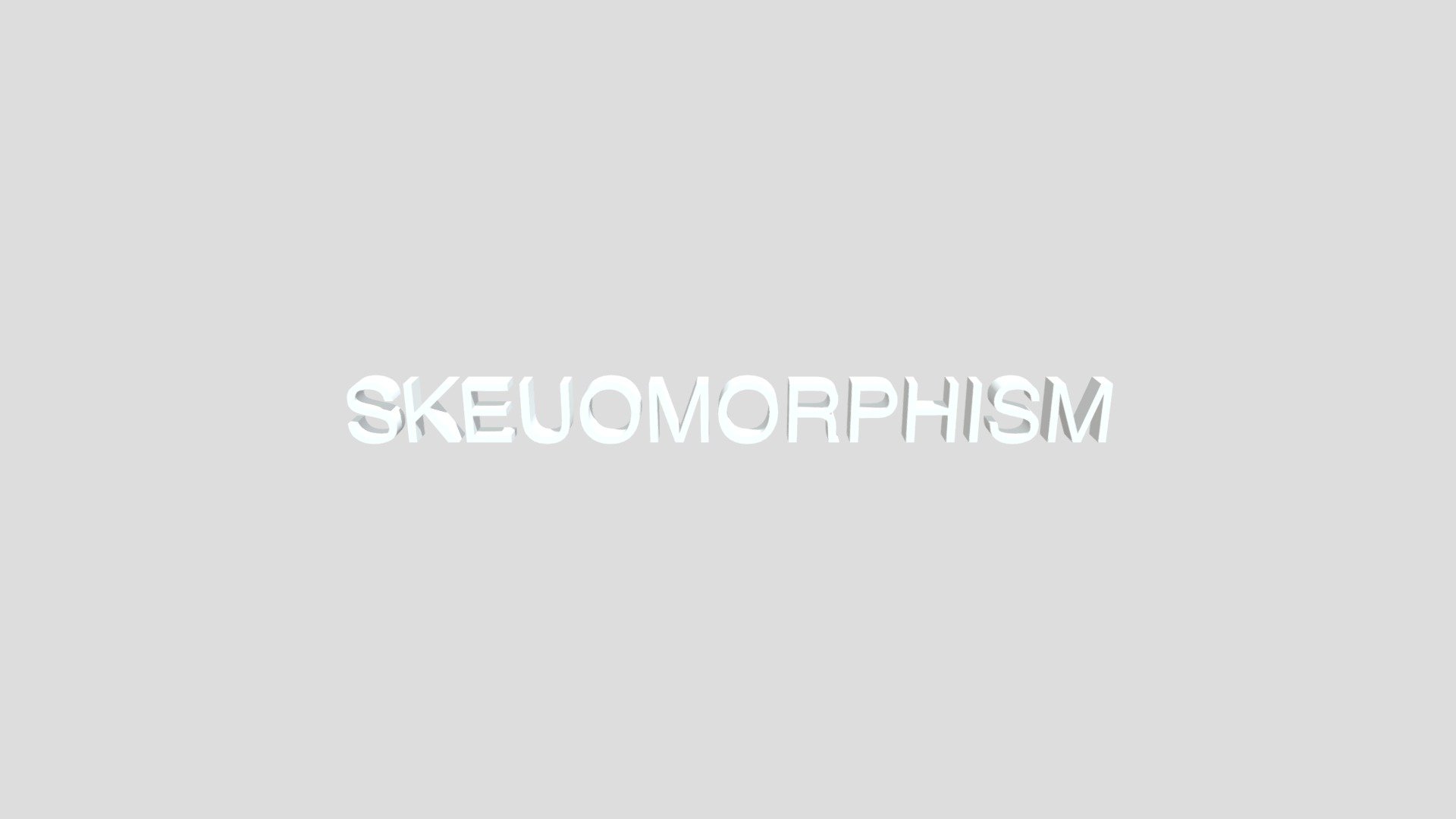 SKEUOMORPHISM
