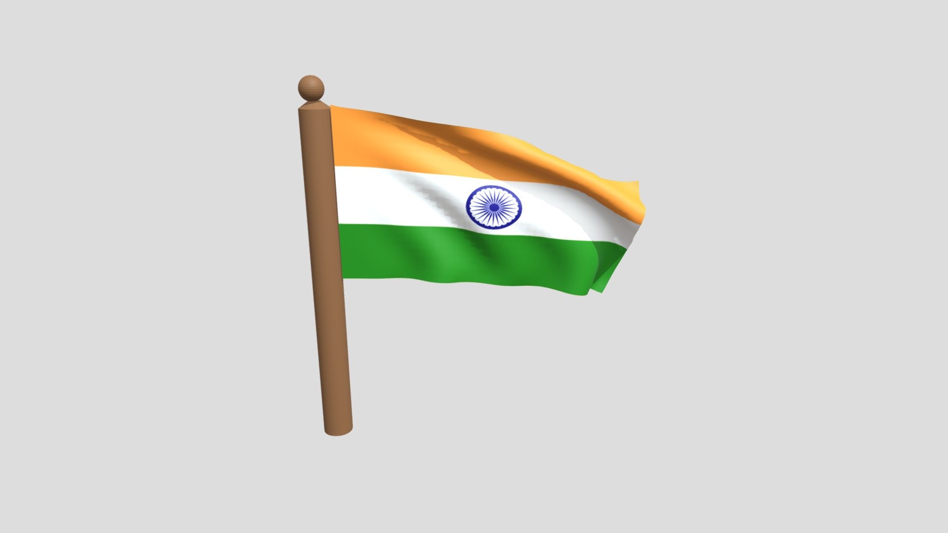 INIDAN FLAG (HIGHER VERSION)